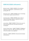 NURS 5461 EXAM 1 with answers