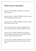 NURS 5461 Quiz 1 with answers