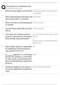 Tennessee CAT 3 Certification Study Guide &vert; Score 100&percnt; &vert; 2025-2026 Update&NewLine;&NewLine;