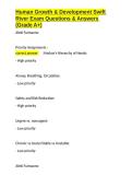 Human Growth & Development Swift River Exam Questions & Answers &lpar;Grade A&plus;&rpar;&period;docx&NewLine;&NewLine;