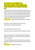ATI swift river simulation 2&period;0 &lpar;Hurricane relate clinical Make Up&rpar; Exam Questions & Answers &lpar;Grade A&plus;&rpar;&period;docx&NewLine;&NewLine;