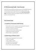 ATI RN Community Health &ndash; Exam Overview