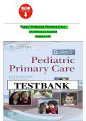 Pediatric Primary Care &lpar;Burns&comma; 7th Edition&rpar; &ndash; Complete Test Bank with Chapter-Wise Questions and Answers&NewLine;