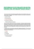 HESI PHARMACOLOGY EXIT EXAM LATEST 2022-2024 REAL EXAM QUESTIONS &sol; 2022-2024 PHARMACOLOGY HESI EXIT EXAM REAL EXAM WITH ANSWERS &vert; ALREADY GRADED A