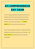 ATI RN Comprehensive Predictor 2026 Proctored Exams &ndash; with NGN-Style Questions & Case Scenarios &vert; Ati Exit Exam &vert; 100&percnt; Verified Graded A&plus;&NewLine;