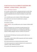 AU 60 Final Exam&colon; Audit Reports&comma; Ethics&comma; Risk & Evidence Q&A 2026-2027&NewLine;&NewLine;