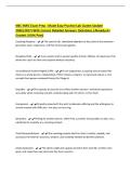 NBC-HWC practice exam questions &lpar;End of Training&rpar; &lpar;Latest Update&NewLine;2026&vert;2027&rpar; With Correct Detailed Answers &vert;Solutions &vert;Already A&plus;&NewLine;Graded &lpar;100&percnt; Pass&rpar;&NewLine;