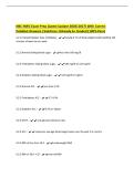 NBC-HWC Exam &lpar;Latest Update 2026&vert;2027&rpar; With Correct Detailed&NewLine;Answers &vert;Solutions &vert;Already A&plus; Graded &lpar;100&percnt; Pass&rpar;&NewLine;