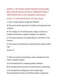 Graphic Design Chapter 1&colon; Principles&comma; Roles & Software Q&A 2026&NewLine;&NewLine;