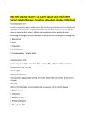 NBC-HWC Exam Prep &lpar;Latest Update 2026&vert;2027&rpar; With Correct&NewLine;Detailed Answers &vert;Solutions &vert;Already A&plus; Graded &lpar;100&percnt; Pass&rpar;