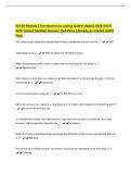 NCCER Module 5 Introduction to cooling &lpar;Latest Update 2026&vert;2027&rpar;&NewLine;With Correct Detailed Answers &vert;Solutions &vert;Already A&plus; Graded &lpar;100&percnt;&NewLine;Pass&rpar;