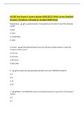 NCCER Test Practice &lpar;Latest Update 2026&vert;2027&rpar; With Correct Detailed&NewLine;Answers &vert;Solutions &vert;Already A&plus; Graded &lpar;100&percnt; Pass&rpar;