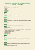 RES 232 TEST 1 UPDATED ACTUAL QUESTIONS AND&NewLine;CORRECT ANSWERS