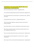 NHA Phlebotomy Exam &lpar;Latest Update 2026&vert;2027&rpar; With Correct&NewLine;Detailed Answers &vert; Verified &lpar;100&percnt; Pass&rpar;