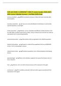 NUR 426 EXAM 3 COMMUNITY HEALTH &lpar;Latest Update 2026&vert;2027&rpar;&NewLine;With Correct Detailed Answers &vert; Verified &lpar;100&percnt; Pass&rpar;