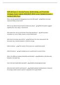 NUR 426 Exam 3&colon; Nursing Process&comma; Epidemiology&comma; and Prevention&NewLine;Strategies &lpar;Latest Update 2026&vert;2027&rpar; With Correct Detailed Answers &vert;&NewLine;Verified &lpar;100&percnt; Pass&rpar;&NewLine;