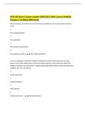 NUR 426 Exam 4 &lpar;Latest Update 2026&vert;2027&rpar; With Correct Detailed&NewLine;Answers &vert; Verified &lpar;100&percnt; Pass&rpar;