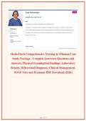 Sheila Davis Comprehensive Nursing & i-Human Case&NewLine;Study Package - Complete Interview Questions and&NewLine;Answers&comma; Physical Examination Findings&comma; Laboratory&NewLine;Results&comma; Differential Diagnoses&comma; Clinical Management&comma;&NewLine;SOAP Note and Premium PDF Download &lpar;2026&rpar;