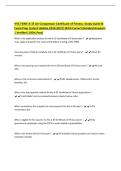 NYC FDNY A-35 Air Compressor Certificate of Fitness&colon; Study Guide &&NewLine;Exam Prep &lpar;Latest Update 2026&vert;2027&rpar; With Correct Detailed Answers&NewLine;&vert; Verified &lpar;100&percnt; Pass&rpar;