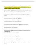 Phlebotomy NHA&sol;CPT NHA &lpar;Latest Update 2026&vert;2027&rpar; With Correct&NewLine;Detailed Answers &vert; Verified &lpar;100&percnt; Pass&rpar;