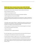 PMHNP ANCC Review Questions &lpar;Latest Update 2026&vert;2027&rpar; With&NewLine;Correct Detailed Answers &vert;Solutions &vert;Already A&plus; Graded &lpar;100&percnt; Pass&rpar;