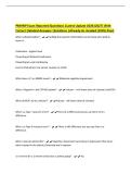 PMHNP Exam Reported Questions &lpar;Latest Update 2026&vert;2027&rpar; With&NewLine;Correct Detailed Answers &vert;Solutions &vert;Already A&plus; Graded &lpar;100&percnt; Pass&rpar;