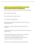 PMHNP Exam &lpar;Latest Update 2026&vert;2027&rpar; With Correct Detailed&NewLine;Answers &vert;Solutions &vert;Already A&plus; Graded &lpar;100&percnt; Pass&rpar;