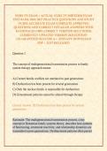 NURS 753 EXAM &sol; ACTUAL NURS 753 MIDTERM EXAM TEST BANK 2026&sol;2027 PRACTICE QUESTIONS AND STUDY GUIDE ACCURATE EXAM COMPLETE APPROVED QUESTIONS AND CORRECT DETAILED ANSWERS WITH RATIONALES &lpar;100&percnt; CORRECT VERIFIED SOLUTIONS&rpar; CURRENTLY UPDATED VERSION 2026 EDI