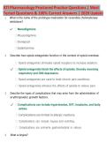 ATI Pharmacology Proctored Practice Questions & Answers 2026 &vert; Most Tested Questions &vert; Latest Study Guide &vert; Complete Nursing Exam Prep