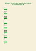 SJSU CHEM 1A EXAM UPDATED ACTUAL QUESTIONS&NewLine;AND CORRECT ANSWERS