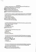 NUR 155 Exam 2 &lpar;ACTUAL TEST&rpar;Questions And Answers Rated A&plus; New Update Assured Satisfaction-Galen collage of nursing