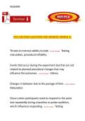 SPCE 630&comma; Bundled Exam&comma; Complete Exam Questions and Answers Study Guide