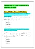 NASCLA PRACTICE EXAM QUESTIONS WITH &NewLine;COMPLETE SOLUTION 