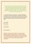 PALS POST TEST EXAM &sol;ACTUAL PALS POST TEST EXAM TEST BANK  2026&sol;2027 PRACTICE QUESTIONS AND STUDY GUIDE ACCURATE EXAM COMPLETE REAL QUESTIONS AND CORRECT DETAILED ANSWERS WITH RATIONALES &lpar;100&percnt; CORRECT VERIFIED SOLUTIONS&rpar; CURRENTLY UPDATED VERSION 2026 EDI
