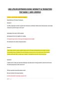 HESI LPN-RN ENTRANCE EXAM&colon; MOBILITY & TRANSITION TEST BANK &vert; 100&percnt; VERIFIED QUESTIONS AND ANSWERS WITH RATIONALES &vert; GUARANTEED VALUE PACK LATEST 2026
