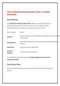 CEA &lpar;Certified Environmental Auditor&rpar; Exam &ndash; Complete &NewLine;Study Guide