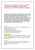 MDC III EXAM 1 &lpar;RASMUSSEN&rpar; EXAM 300 ACTUAL &NewLine;QUESTIONS AND CORRECT ANSWERS WITH &NewLine;RATIONALE LATEST UPDATE ALREADY GRADED A&plus;