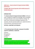 ABSA &lpar;American Board of Surgical Assistant&rpar; Certification Exam Study Guide &vert; 180&plus; Original Practice Questions with Detailed Explanations &vert; 2026&sol;2027 Edition