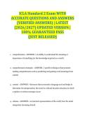 ICLA Standard 2 Exam WITH ACCURATE QUESTIONS AND ANSWERS &lpar;VERIFIED ANSWERS&rpar; &vert; LATEST &lpar;2026&sol;2027&rpar; UPDATED VERSION &vert; 100&percnt; GUARANTEED PASS &lbrace;JUST RELEASED&rcub;