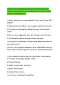 Alberta Carrier Safety Fitness Certificate &lpar;CSFC&rpar; Knowledge Exam &NewLine;Preparation Newest With Complete Questions And Correct Detailed &NewLine;Answers&vert; Brand New Version