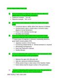 NUR 257 &ndash; Exam 1 Outline &vert; Chronic & Geriatric Nursing &vert; Galen College of Nursing &vert; A&plus; Verified &vert; 2026