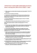 NUR 257 &ndash; Exam 4 Review &lpar;2026 Update&rpar; &vert; Aging & Chronic Illness &vert; Galen College of Nursing &vert; A&plus; Verified