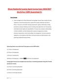 Illinois Residential Leasing Agent License Exam 2026&sol;2027 Qns & Ans &vert;100&percnt; Guaranteed A&plus;                                                                                            