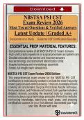  NBSTSA PSI CST Exam Review 2026 &ndash; Complete 300&plus; Q&A Test Bank with Verified Answers & Detailed Rationales &vert; Certified Surgical Technologist Certification Prep &vert; Latest Update &vert; Graded A&plus;