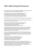 EVOLVE ELSEVIER HESI MED SURG EXAM Updated &lpar;2026&sol;2027&rpar; Questions with Detailed Verified Answers&lpar;All Bundled Here&excl;&excl;&rpar;