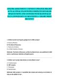 AFK1506 ASSIGNMENT 3 NEWEST UPDATED 2026-2027 ACTUAL FINAL EXAM WITH COMPLETE DETAILED 100 QUESTIONS AND ANSWERS WITH RATIONALES PLUS ANSWER KEY GUARANTEED A&plus; GRADE MOST RECENT&excl;&excl;&excl;