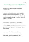 NAB NHA Exam- Physical&comma; Environmental&comma; and Atmosphere Questions and Answers with Complete Solutions UPDATED&excl;&excl;&excl;&period;