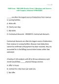 NAB Exam - NHA LOS Practice Exam 1 Questions and Answers with Complete Solutions UPDATED&excl;&excl;&excl;&period;