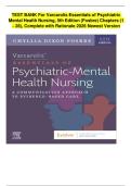 Varcarolis Essentials of Psychiatric Mental Health Nursing&comma; 5th Edition &ndash; Complete Test Bank &lpar;Chapters 1&ndash;28&rpar;
