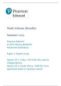 AS-LEVEL EDEXCEL HISTORY MAY 2025 PAPER 2F MARK SCHEME &lpar;8HI0&sol;2F&rpar;